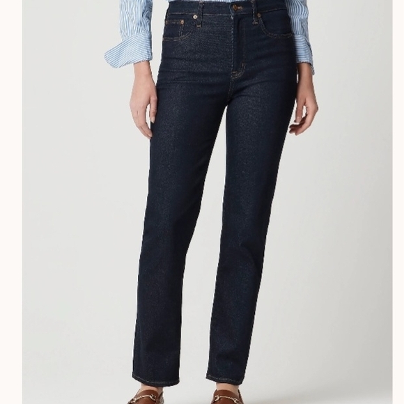 J. Crew Denim - J.Crew Stovepipe Jeans Straight Leg Women's Size 31 Denim Blue Signature Stretch